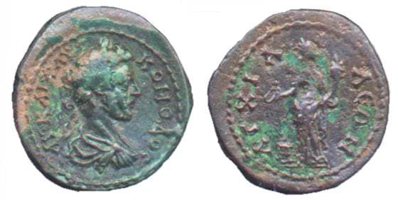 Anchialus Moushmov 2801 Commodus, AE of Anchialus, Thrace
