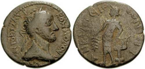 Anemurium Koehler-Osbahr 50 Commodus, AE25 of Anemurium, Cilicia