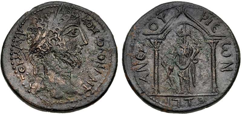 Anemurium SNG Pfalz 329 Commodus, AE31 of Anemurium, Cilicia