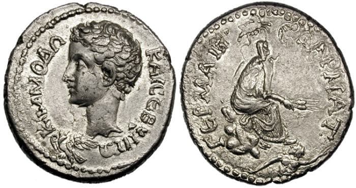 Antioch Syria Prieur 167 Commodus, as Caesar, AR Tetradrachm of Antioch, Syria