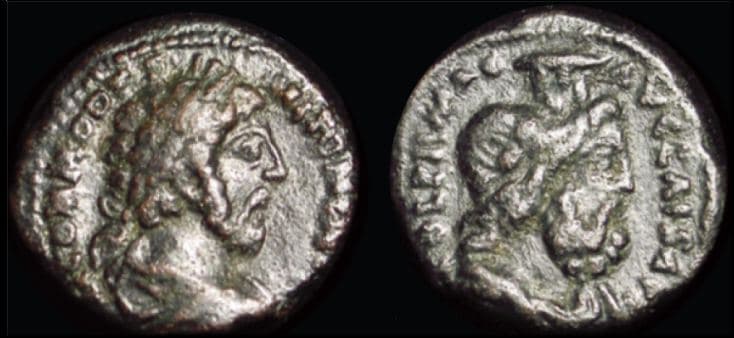 Caesarea Maritima SGI 2056 Commodus AE26 of Caesarea Maritima, Samaria