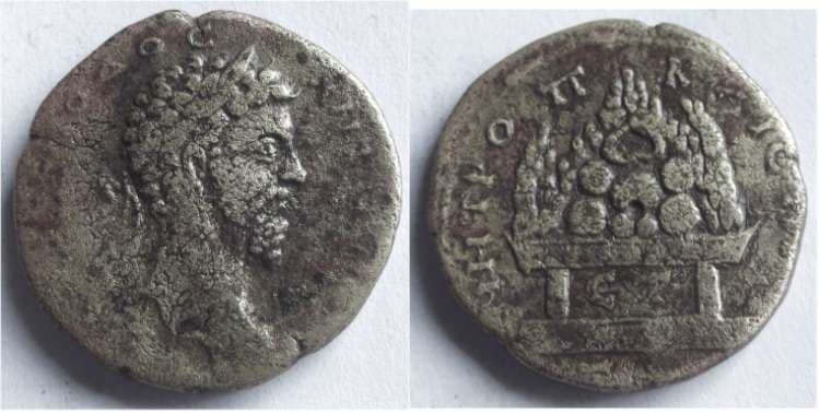 Caesarea SNG Righetti 1782 Commodus, AE27 of Caesarea, Cappadocia