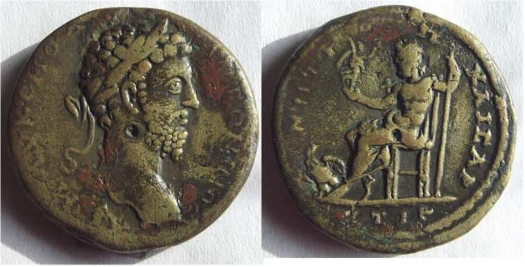Caesarea SNG vA 6449 Commodus, AE28 of Caesarea, Cappadocia
