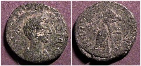 Kremna Aulock 1129 Commodus, AE19 of Kremna, Pisidia, 166-177 AD