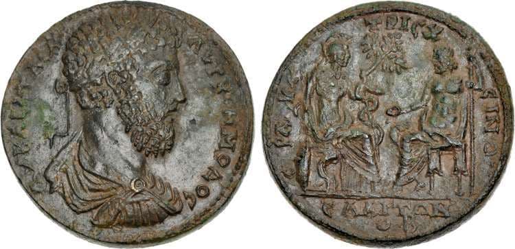 Elaea SNG vA 1613 Commodus, AE41 of Elaea, Aeolis