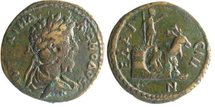 Elaeus Waddington 4711 Commodus, AE27 of Elaeus, Thrace, Tauric Chersonese, 10