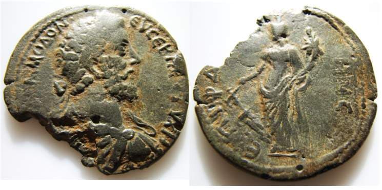 Epiphania Paris 541 Commodus, AE37 of Epiphania, Cilicia