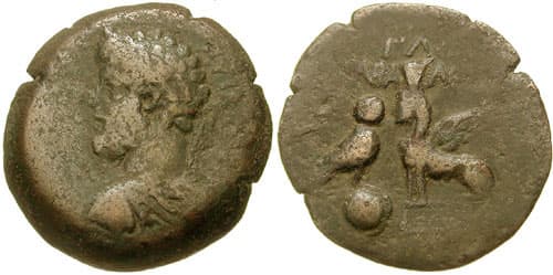 Gabala Lindgren I 2055 Commodus AE24mm of Gabala, Syria