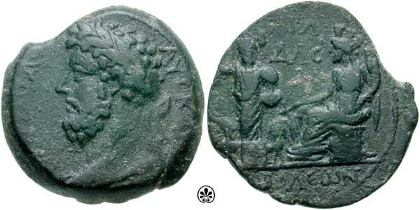 Gabala Lindgren 1186 Commodus AE27mm of Gabala, Syria, Seleukis and Pieria