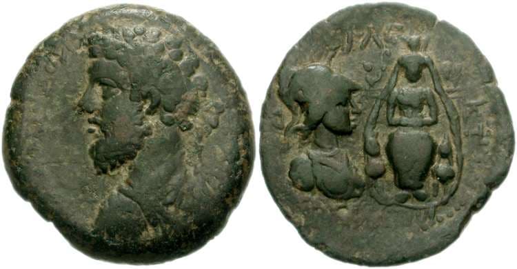 Gabala Mionnet V, 639 Commodus, AE26 of Gabala, Syria