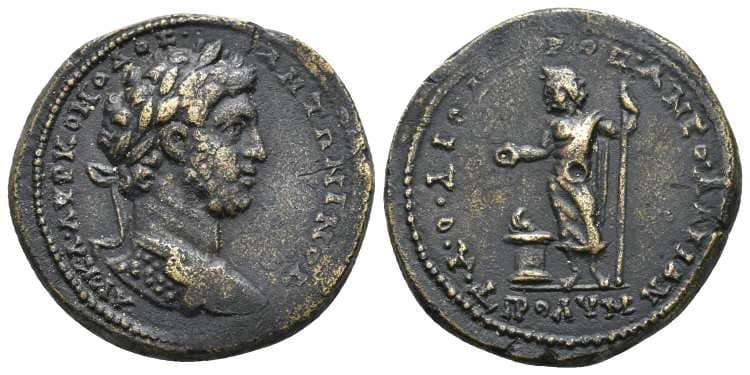 Hadrianoi SNG Fr 1066 Commodus, AE31 of Hadriani ad Olympum, Mysia