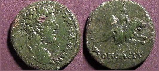 Hadrianopolis Moushmov 2552 Commodus AE24 of Hadrianopolis