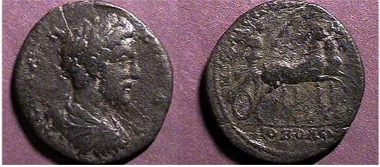 Hadrianopolis Moushmov 2542 Commodus AE27 of Hadrianopolis