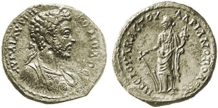 Hadrianopolis Moushmov 2560 Commodus, AE29 of Hadrianopolis