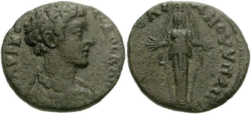 Hypaepa Mionnet S7, 186 Commodus, AE21 of Hypaepa, Lydia