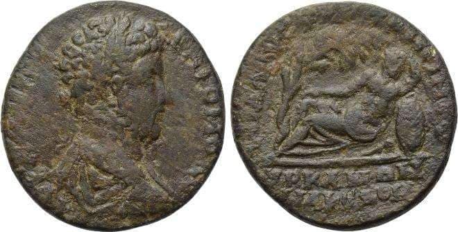 Hyrkanis SNG Munich 177 Commodus, AE33 of Hyrkanis, Lydia