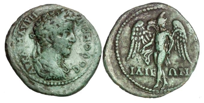 Ilion Bellinger T187 Commodus, AE26 of Ilion, Troas