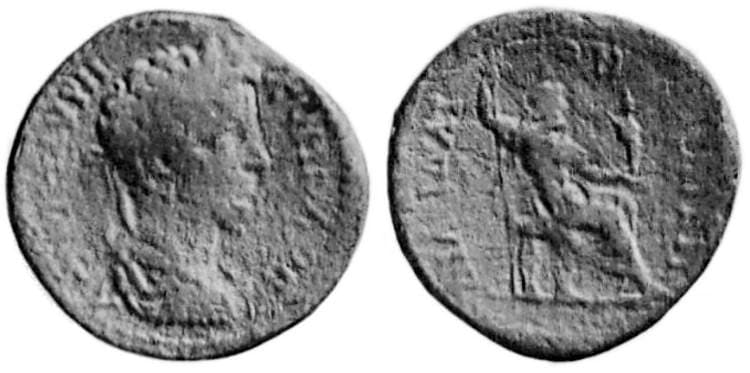 Ilion Bellinger T190 Commodus, AE27 of Ilion, Troas