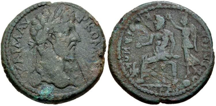 Kilbiani GRPC Lydia 61 Commodus, AE30, ancient copy of Nikaia, Kilbiani, Lydia