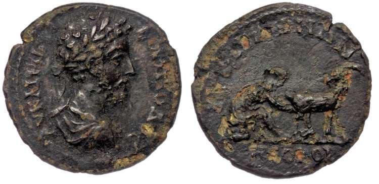 Kyzikos SNG Stockholm 2035 Commodus, AE26 of Kyzikos, Mysia