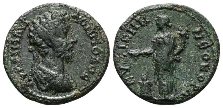 Kyzikos Weber (DE) 2421 Commodus, AE26 of Kyzikos, Mysia