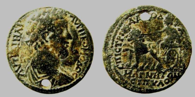 Magnesia ad Sipylum BMC 60 Commodus, AE30 of Magnesia ad Sipylum, Lydia