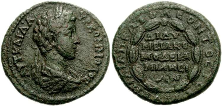 Miletos SNG vA 2109 Commodus, AE32 of Miletos, Ionia