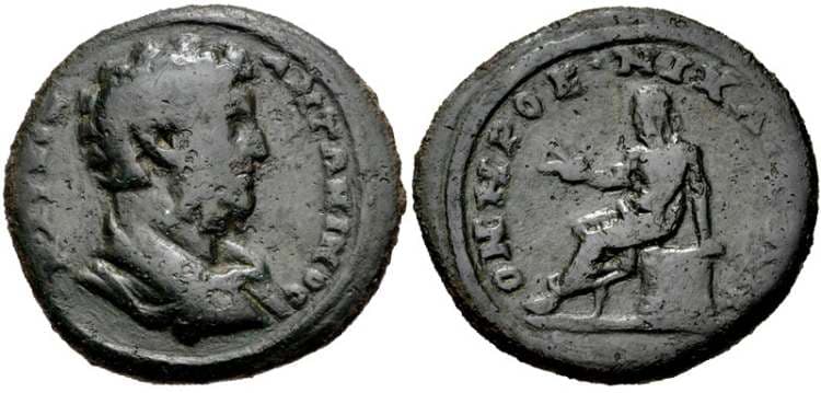 Nicaea RecGen 285 Commodus AE24 of Nicaea, Bithynia