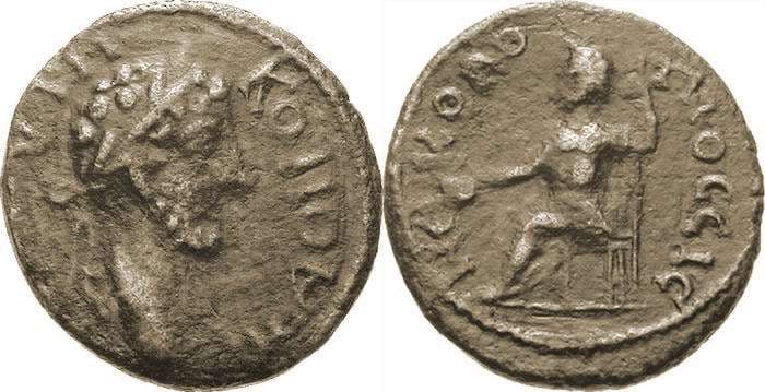 Nikopolis CNG, AK K01 Commodus AE17 of Nicopolis ad Istrum, Moesia