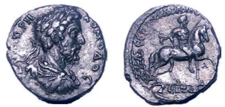 Nikopolis Cederlind 146, 125 Commodus, AE27 of Nikopolis, Moesia Inf