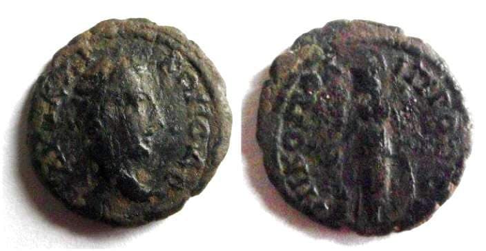 Nikopolis Hill, NC 1922, 19 Commodus, AE16 of Nikopolis ad Istrum, Moesia