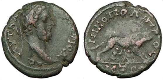 Nikopolis Zlobin 032012 Commodus AE15 of Nikopolis ad Istrum, Moesia Inf, AD 177-192