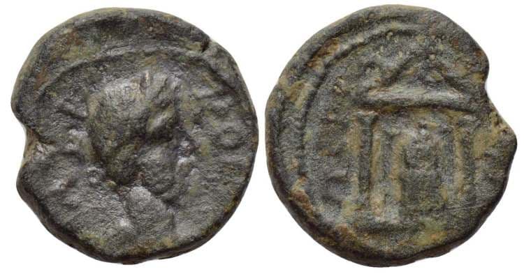 Perga Lindgren III A645D Commodus, AE15 of Perga, Pamphylia