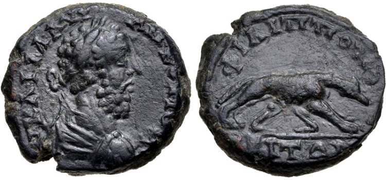 Philippopolis Varbanov 1118 var Commodus, AE17 of Philippopolis, Thrace