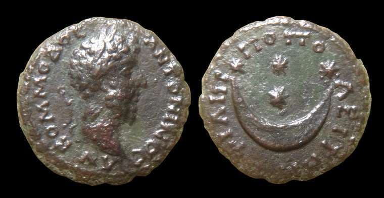 Philipoppolis Varbanov 1006 Commodus, AE18 of Philippopolis, Thrace