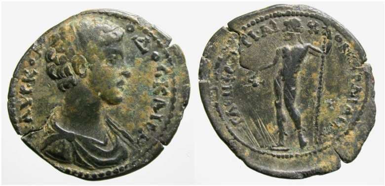 Sardes Imhoof RSN 19, 162 Commodus, AE34 of Sardes, Lydia