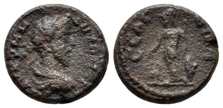 Selge Munich 25c Commodus, AE of Selge, Pisidia
