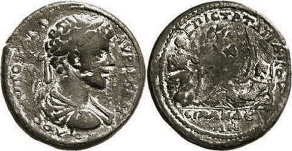Silandos BMC 23 Commodus, AE32 of Silandos, Lydia