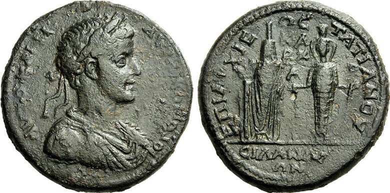 Silandos Milne, Oxford 1 Commodus, AE36 of Silandos, Lydia