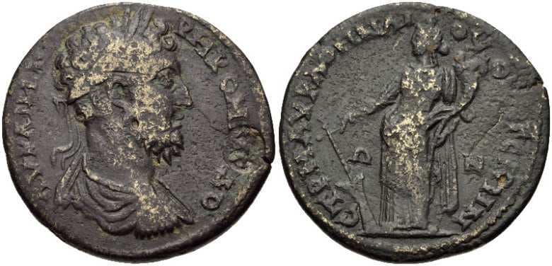 Thyateira BMC 83 (2) Commodus, AE30 of Thyateira, Lydia
