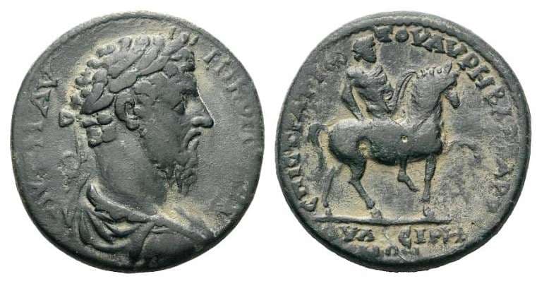 Thyateira Waddington 5360 Commodus, AE32 of Thyateira, Lydia