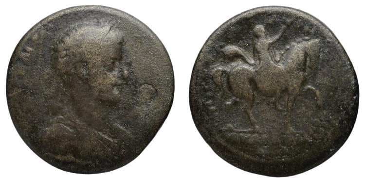 Thyateira Waddington 5361 Commodus AE33 of Thyateira, Lydia, AD 177-192