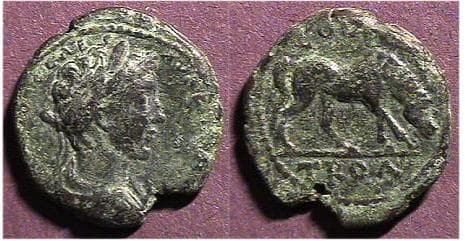 Alexandria Troas SNGCop 127 Commodus AE22 of Alexandria Troas
