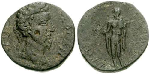 Troezen BCD 1341 Commodus, AE21 of Troezen, Argolis