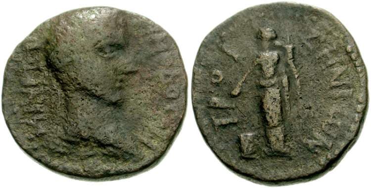 Troezen BMC 21 Commodus, AE24 of Troezen, Argolis