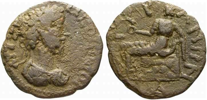 Tyra Zograph 59 Commodus, AE22 of Tyra, Sarmatia