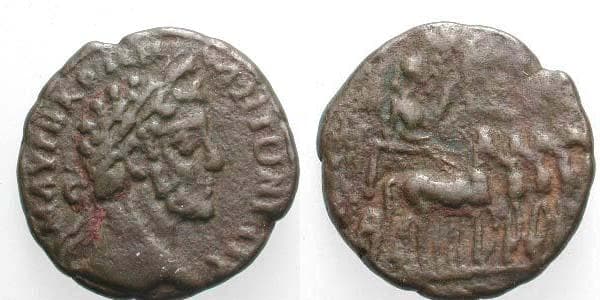 Alexandria Milne 2621 Commodus Billon Tetradrachm of Alexandria