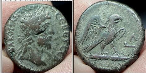 Alexandria Milne 2696 Commodus Billon Tetradrachm of Alexandria