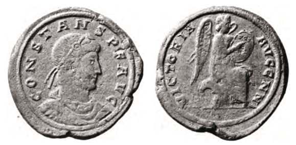 Gnecchi 19 Constans, AE medallion, Rome, 35 mm, AD 337-350