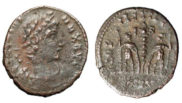 Alexandria RIC VIII 7 error Constans, AE16, Alexandria mint